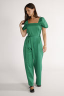 Peggy green jumpsuit