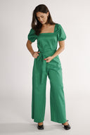 Peggy green jumpsuit