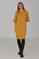 Pretty ocher-yellow dress