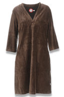Petra Brown Velvet Dress