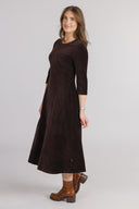 Pippi brown baby corduroy dress