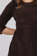 Pippi brown baby corduroy dress