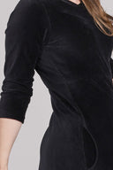 Pippi black baby corduroy dress
