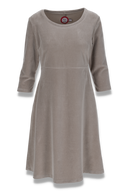 Elli kjole beige babycord