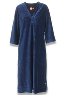 Regine navy blue velvet dress