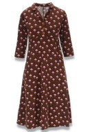 Samsaya brown and pink dress