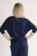 Sina navy blue sweater