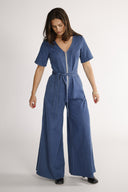 Solveig jumpsuit in blue denim