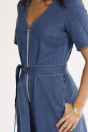 Solveig jumpsuit in blue denim