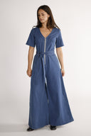 Solveig jumpsuit in blue denim