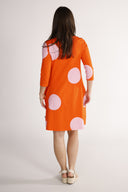 Tara orange and pink dress