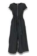 Tordis råtøff jumpsuit i sort denim