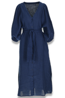 Olga marineblå linkjole
