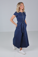 Tordis råtøff jumpsuit i blå denim