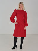 Karin rød elegant kjole