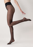 20 denier glitter Tights Dot black gold