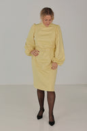 Wigny gul elegant kjole