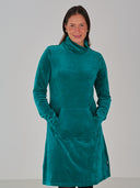 Lilli sjøgrønn sporty velurkjole