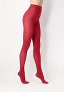 50 denier tights Oroblu Deep red