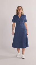 Beatrix blue denim dress