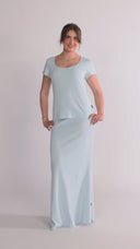 Tamara sky blue skirt