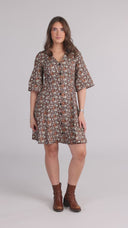 Pandora brown dress