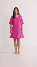 Mona pink cherry dress