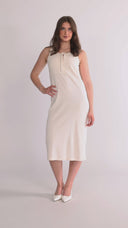 Ninni cream-colored summer dress