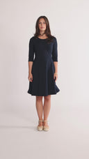 Denise navy dress