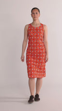 May Britt orange dress