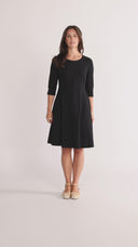 Denise's black dress