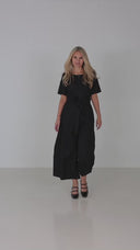 Laura black jumpsuit