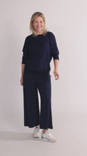 Sina navy blue sweater