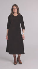 Pippi brown baby corduroy dress