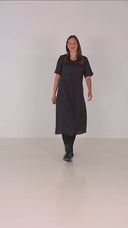 Gyda brownish-grey linen dress