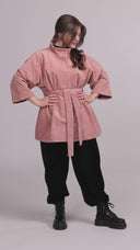 Mira antique pink corduroy jacket