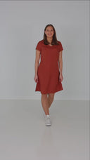 Hannalena rust knit dress