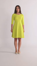 Denise's lime dress