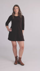 Olivia brown short dress