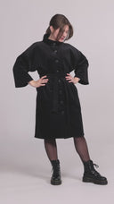 Madeleine black corduroy jacket