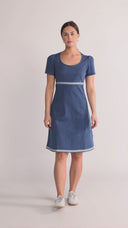 Alina denim blue denim dress