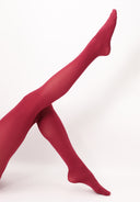 50 denier tights Oroblu Deep red