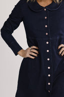 Dorthy mørkblå denim kjole