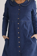 Dorthy blå denim kjole