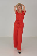 Peggy rålekker rødoransje jumpsuit