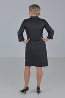 Mina sort elegant kjole