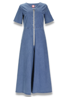 Anette jumpsuit i blå denim