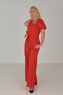 Peggy rålekker rødoransje jumpsuit