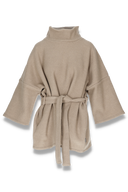 Hailey ullponcho i cream
